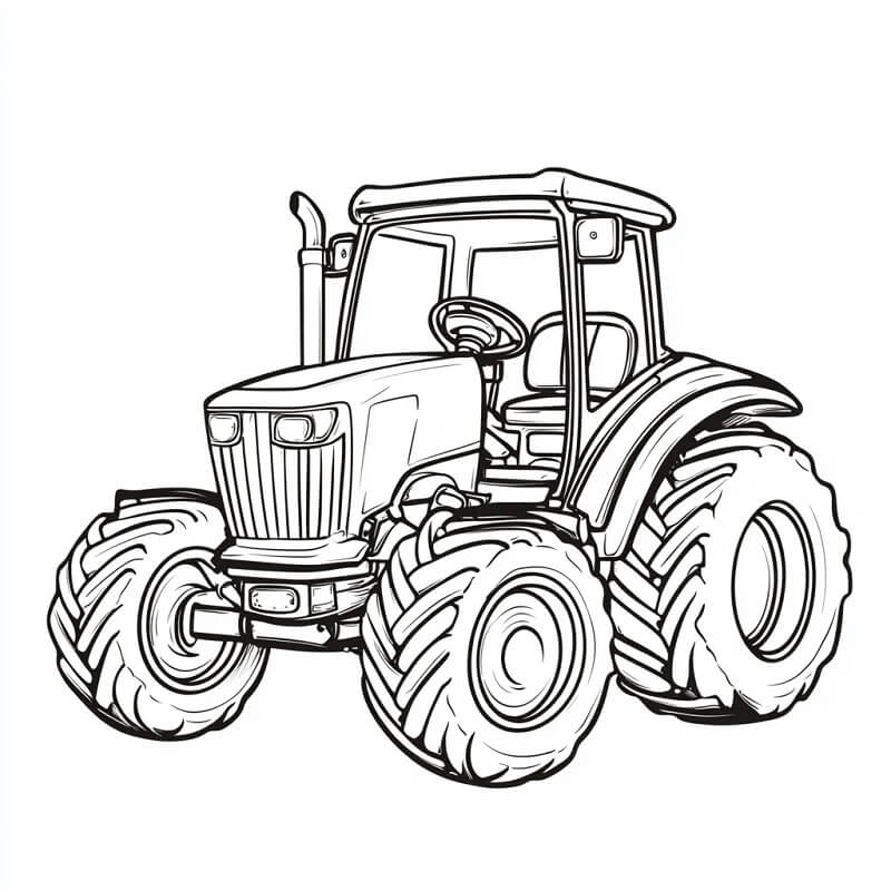 Traktor Bild ausmalbilder