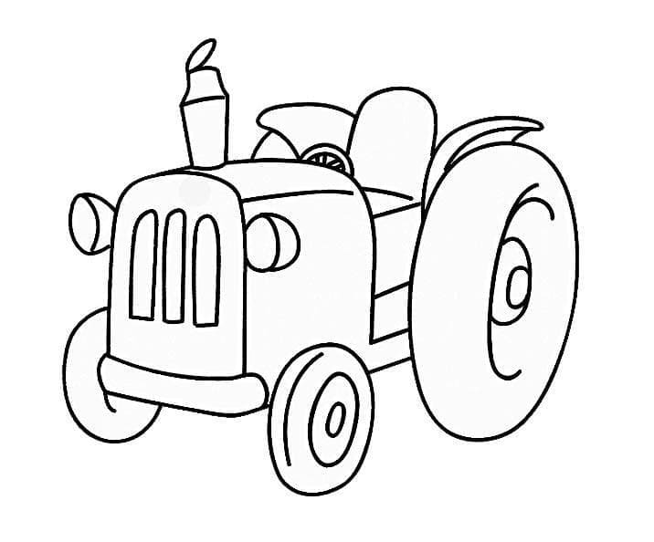 Traktor Malvorlage für Kinder ausmalbilder
