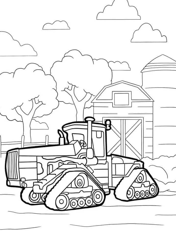 Traktor kostenlos für Kinder ausmalbilder
