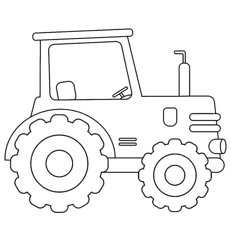 Traktor kostenlos ausmalbilder