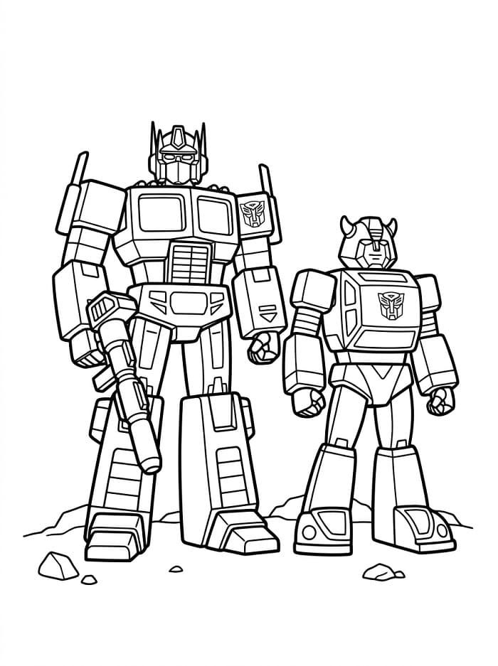 Transformers Roboter ausmalbilder