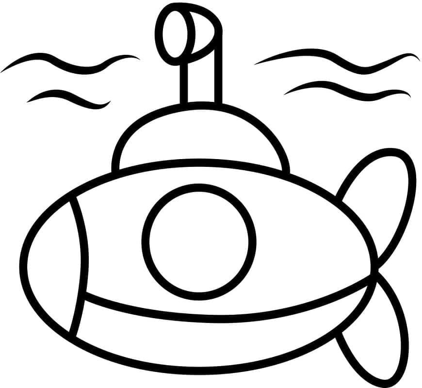 U-Boot Kostenloses für Kinder ausmalbilder