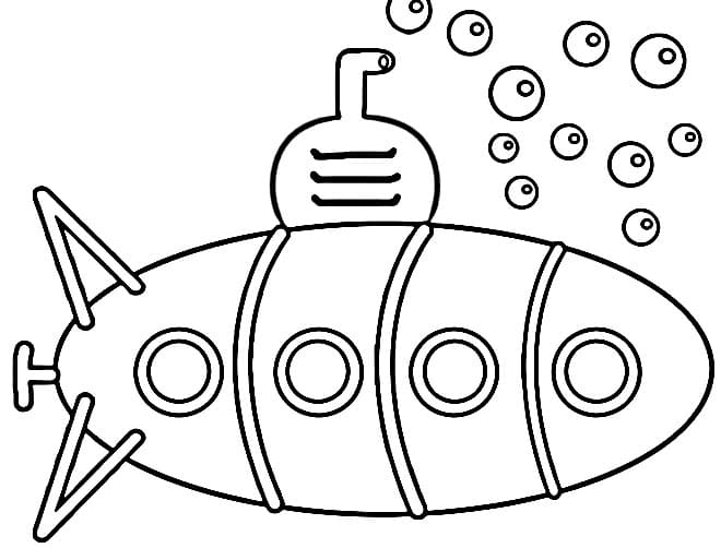 U-Boot druckfertig ausmalbilder