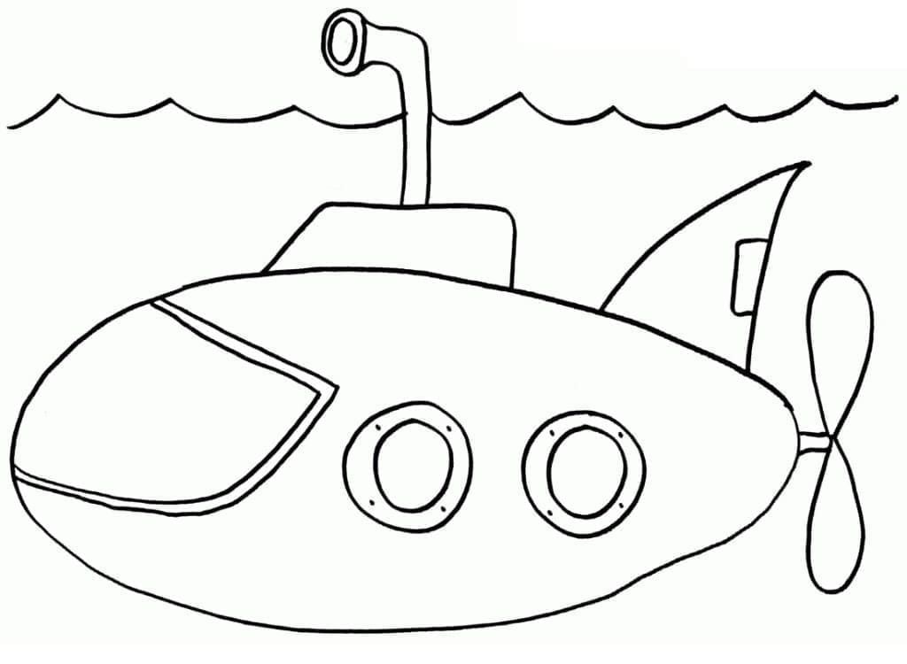 U-Boot gratis druckbar ausmalbilder