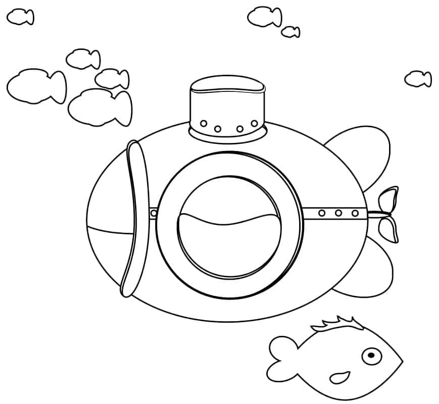 U-Boot gratis ausmalbilder