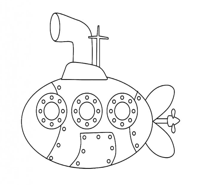 U-Boot kostenlos ausmalbilder