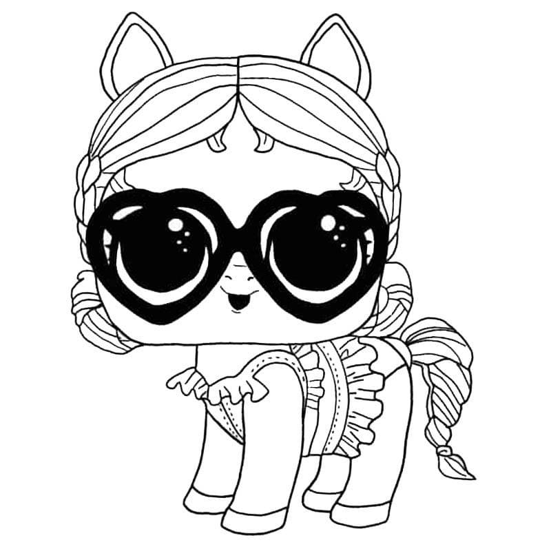 Vacay Neigh Neigh LOL Pets ausmalbilder