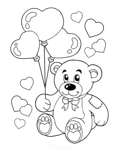 Valentinstag Für 1-Jährige Kinder ausmalbilder