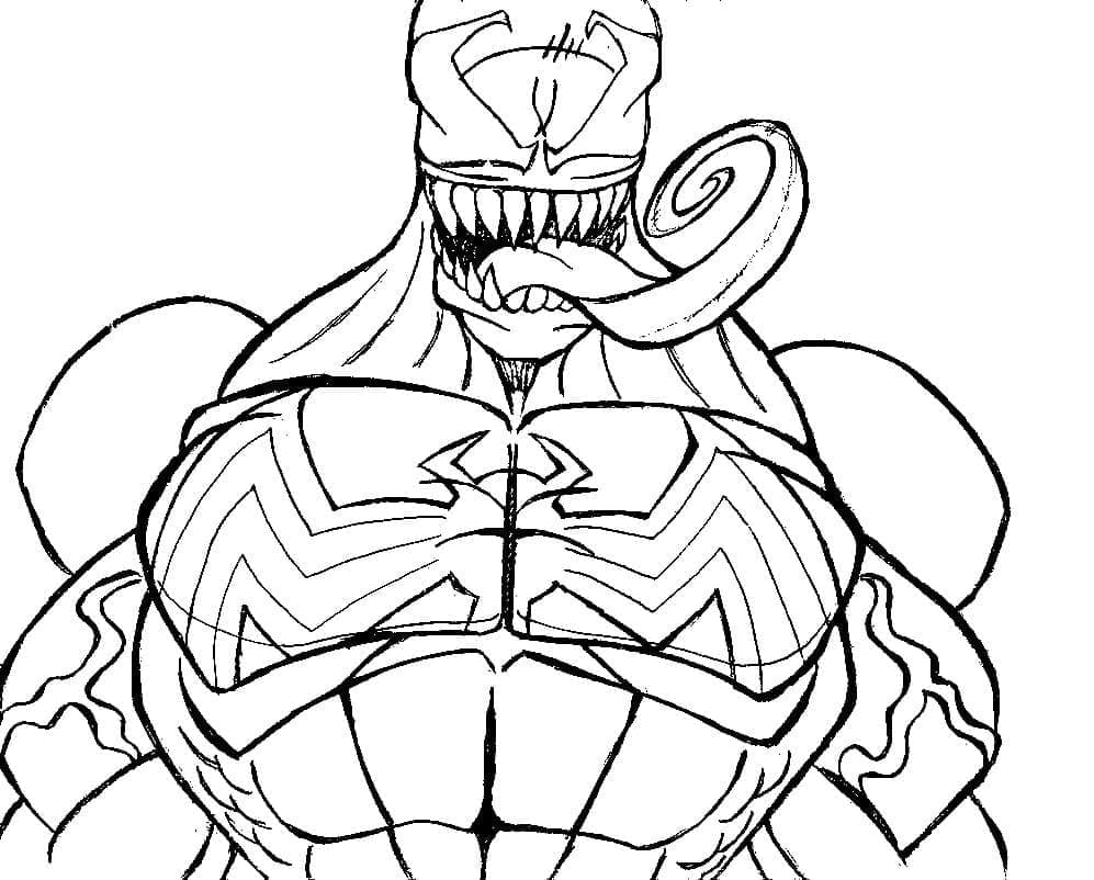 Venom Marvel ausmalbilder