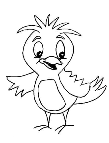 Vogel Drucken ausmalbilder
