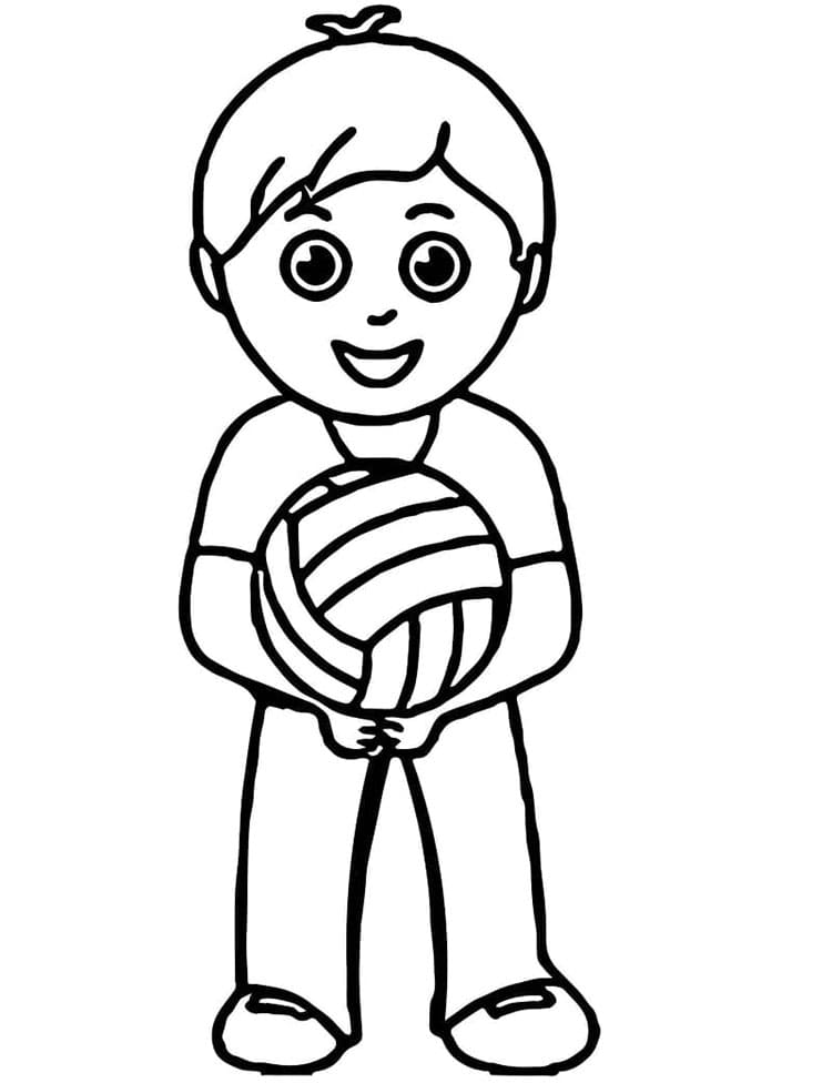 Volleyball 2 ausmalbilder
