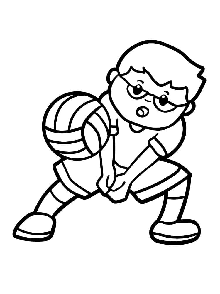 Volleyball Bild ausmalbilder