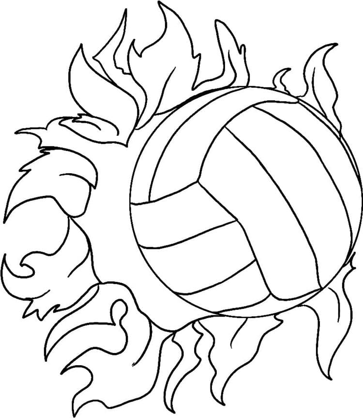 Volleyball Für 2-Jährige Kinder ausmalbilder