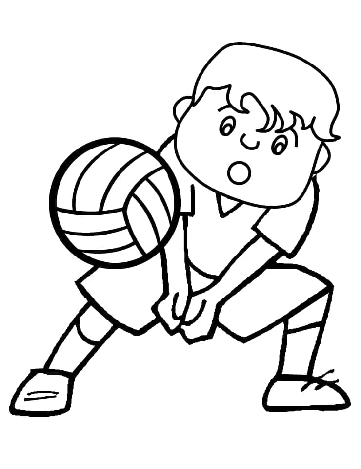 Volleyball Für Kinder Gratis ausmalbilder