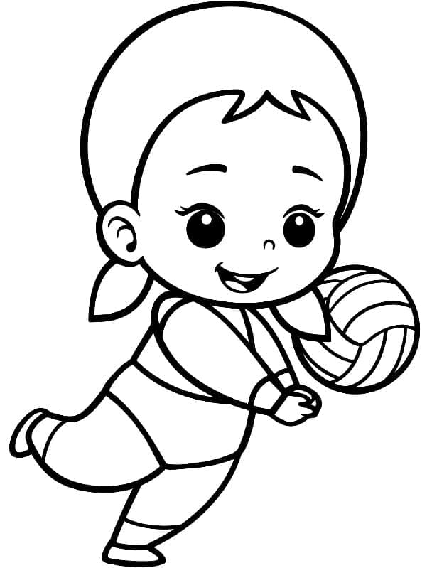 Volleyball Für Kostenlos ausmalbilder