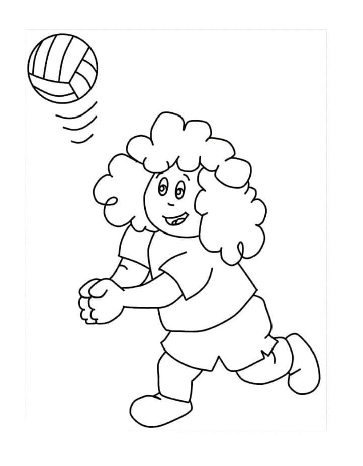Volleyball Kostenlos Für Kinder ausmalbilder