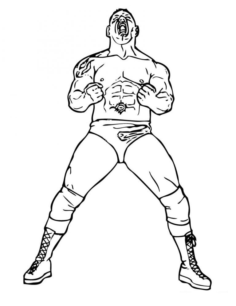 WWE (18) ausmalbilder