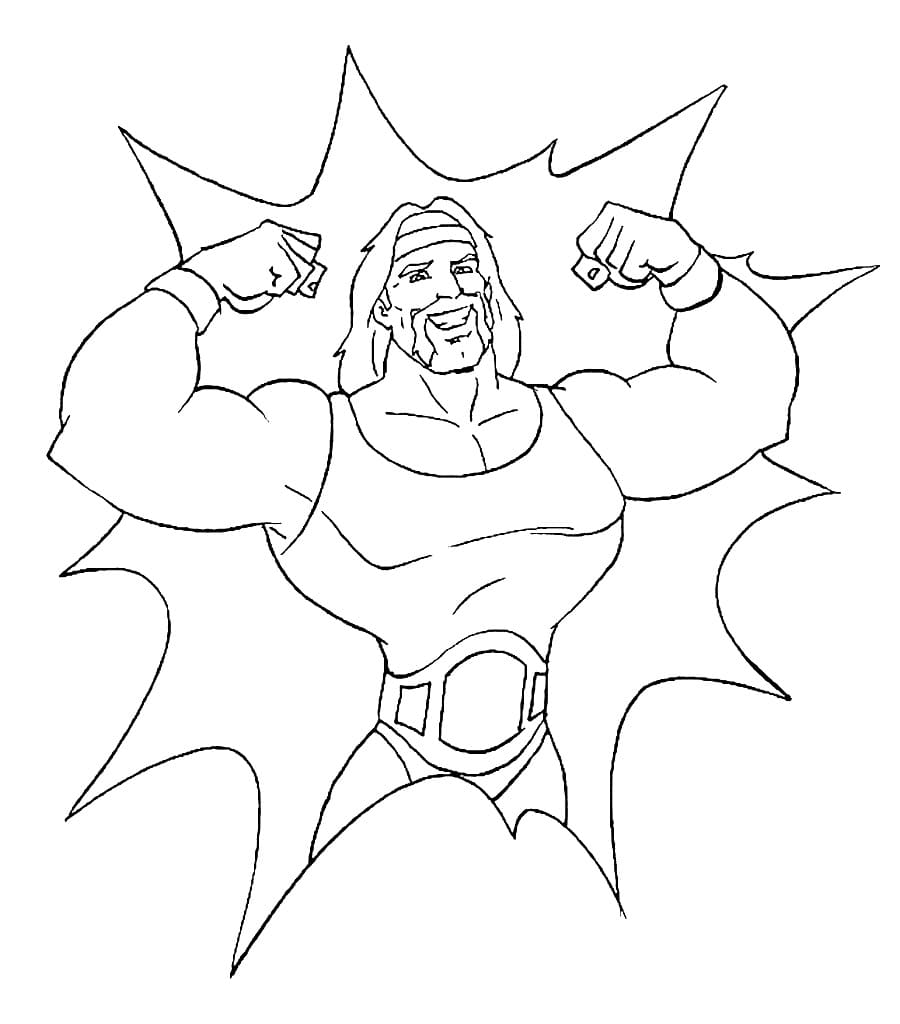 WWE (26) ausmalbilder