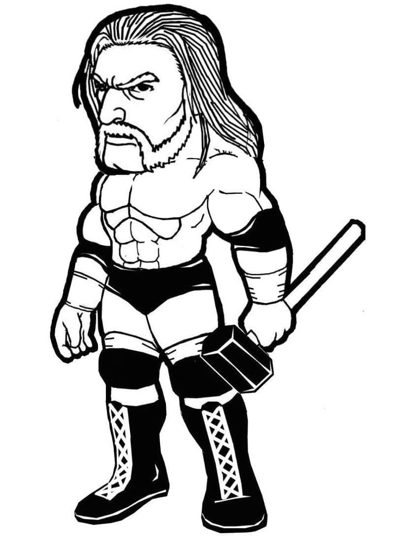 WWE (28) ausmalbilder