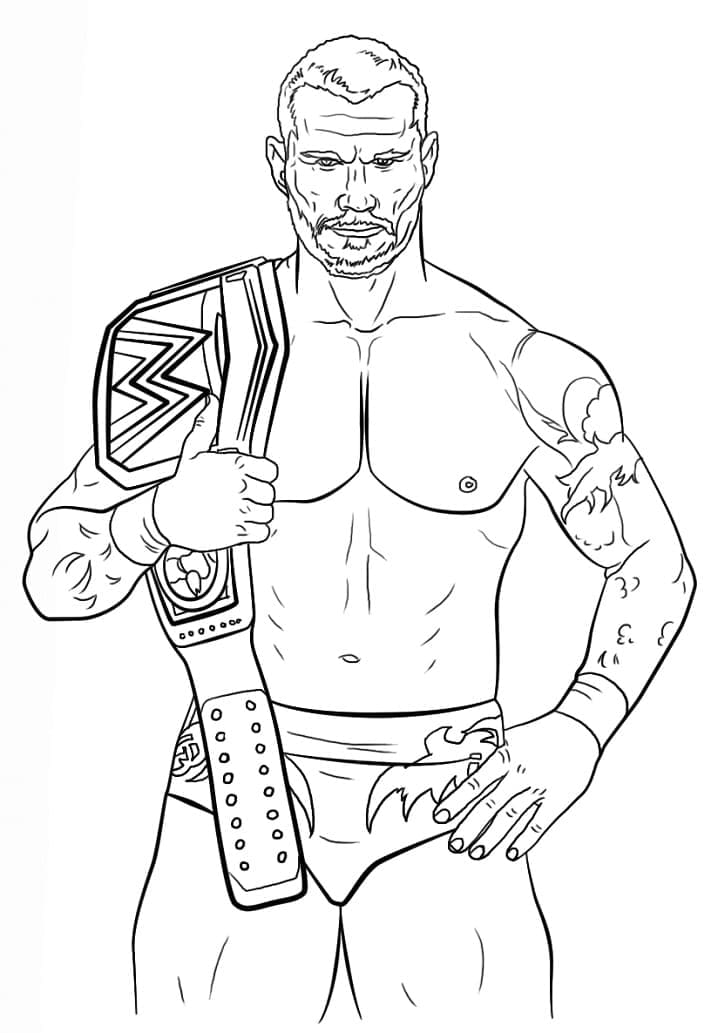 WWE (9) ausmalbilder