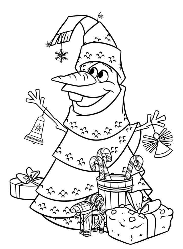 Weihnachtsbaum (2) ausmalbilder