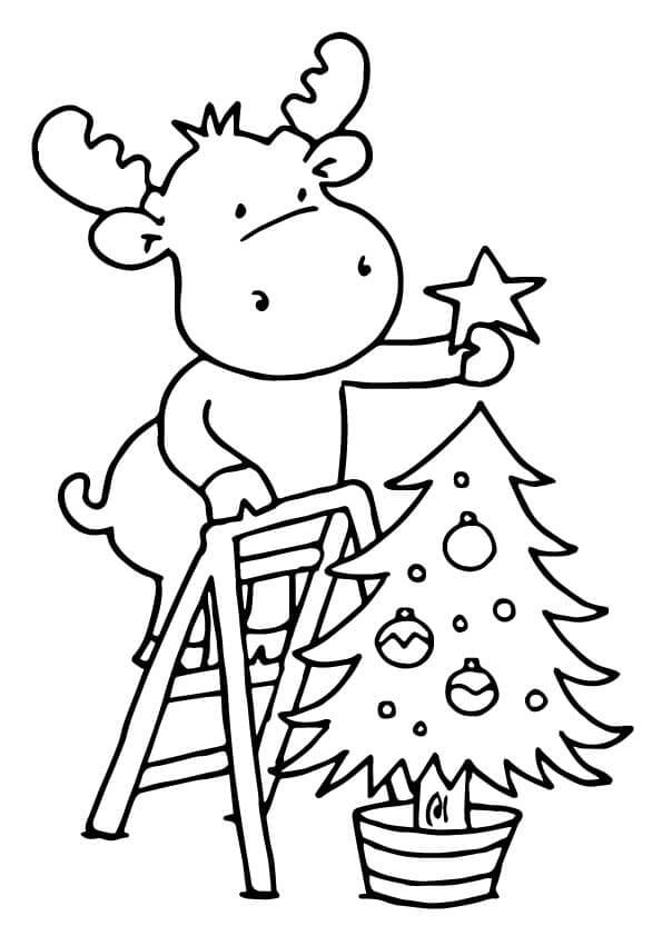 Weihnachtsbaum (4) ausmalbilder