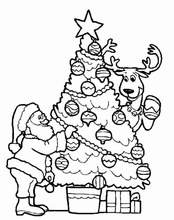 Weihnachtsbaum (5) ausmalbilder