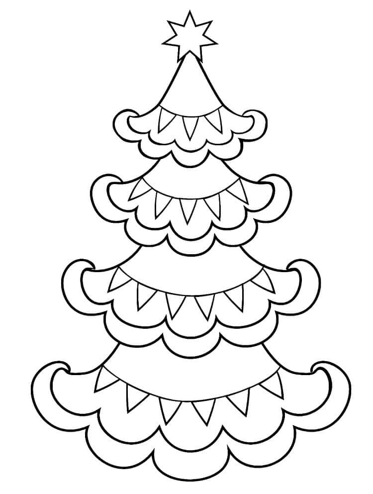 Weihnachtsbaum (6) ausmalbilder