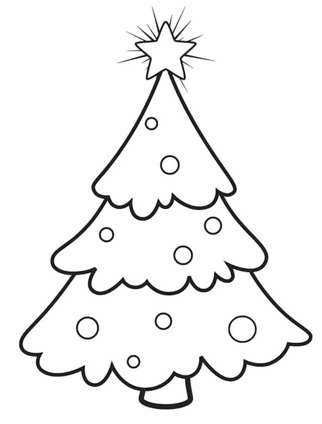Weihnachtsbaum (9) ausmalbilder