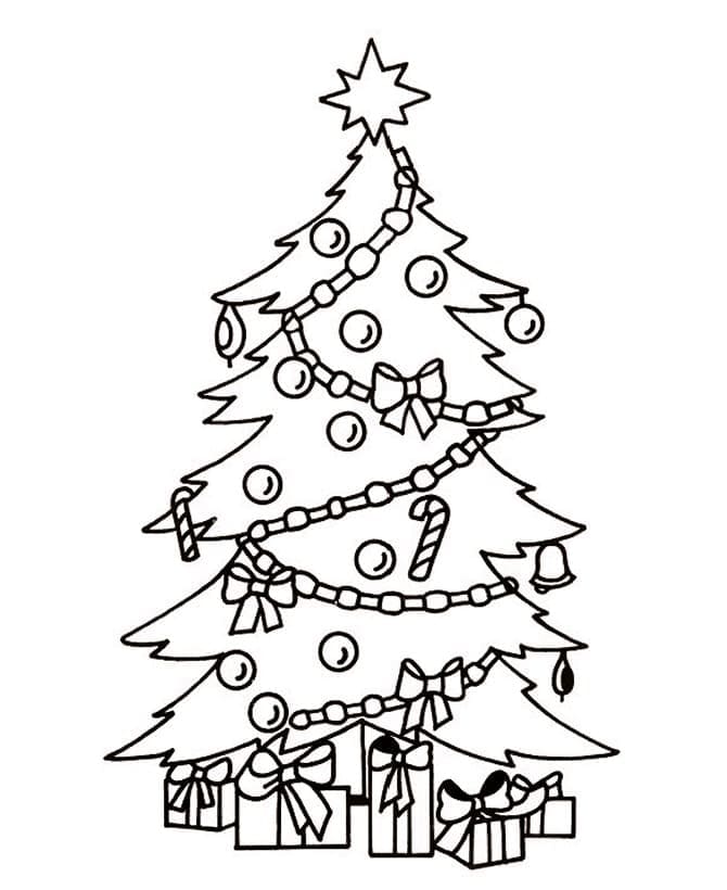 Weihnachtsbaum Druckbar Kostenlos ausmalbilder