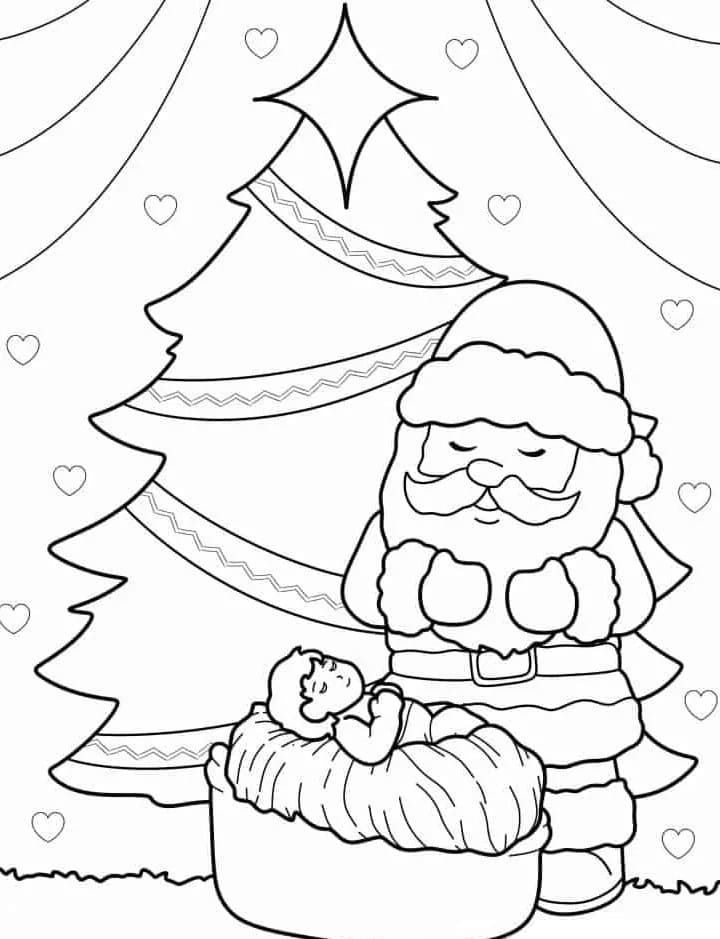 Weihnachtsbaum Druckbar ausmalbilder