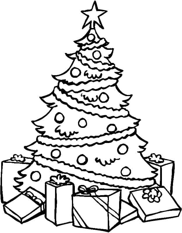 Weihnachtsbaum Druckbares Für Kinder ausmalbilder