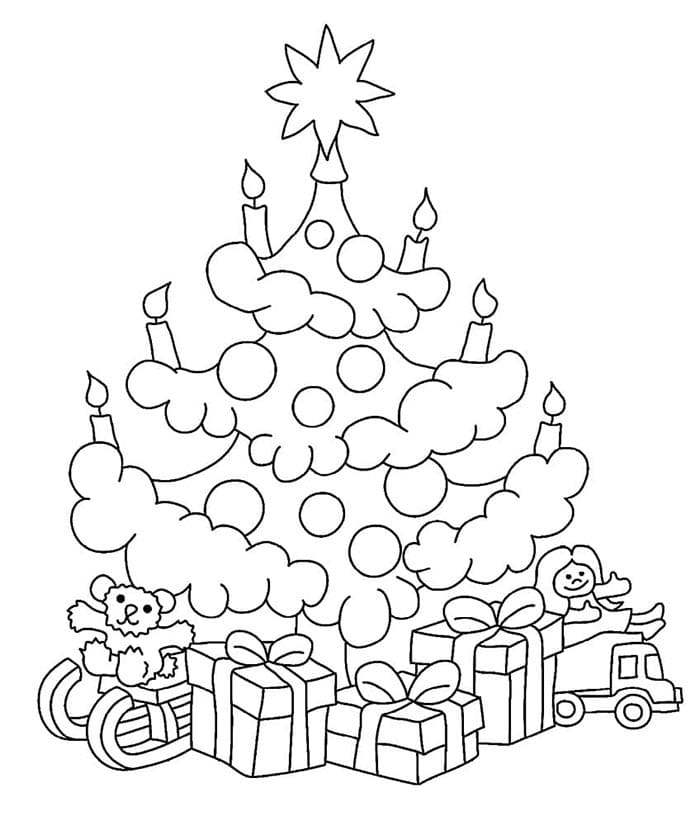 Weihnachtsbaum Zum Drucken Gratis ausmalbilder