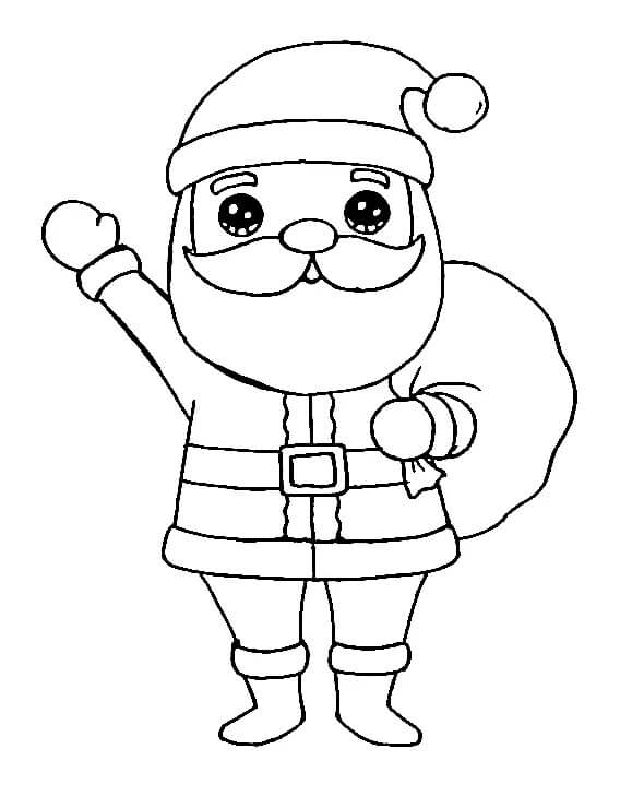 Weihnachtsmann (9) ausmalbilder