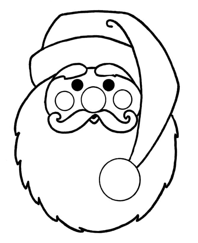 Weihnachtsmann Bild Kostenlos ausmalbilder