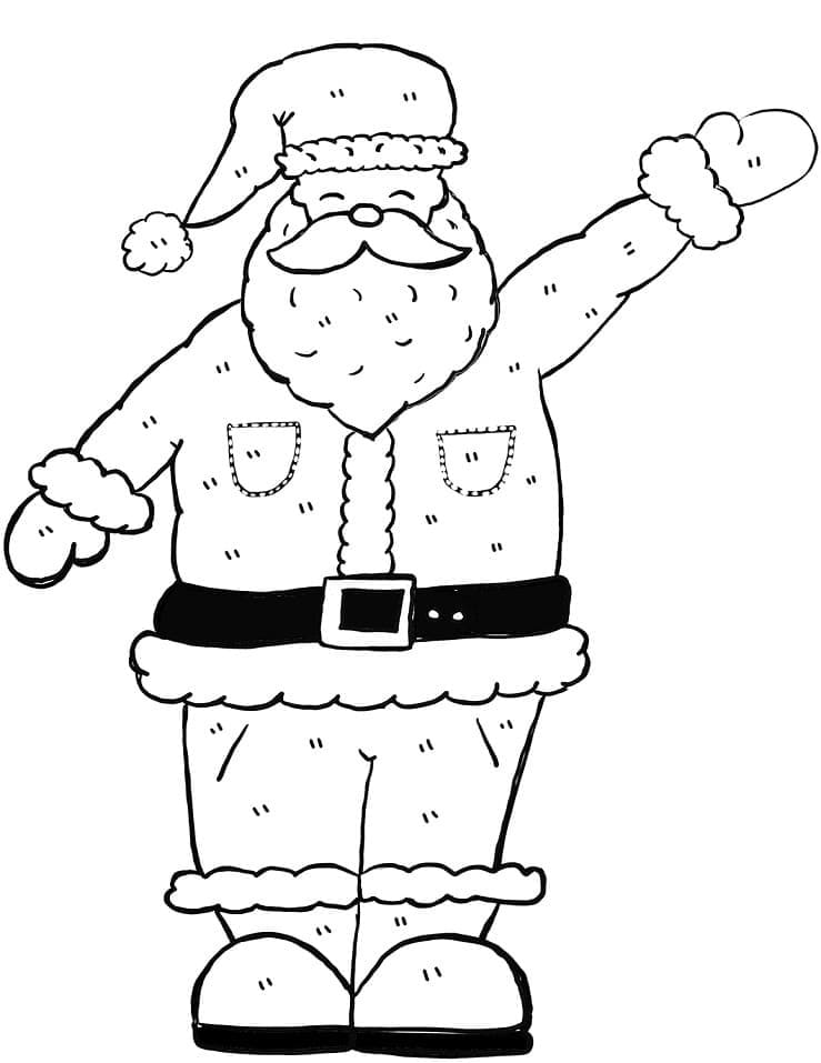 Weihnachtsmann Bild ausmalbilder