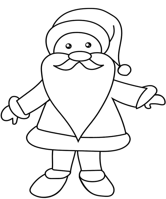 Weihnachtsmann Druckbar Kostenlos ausmalbilder