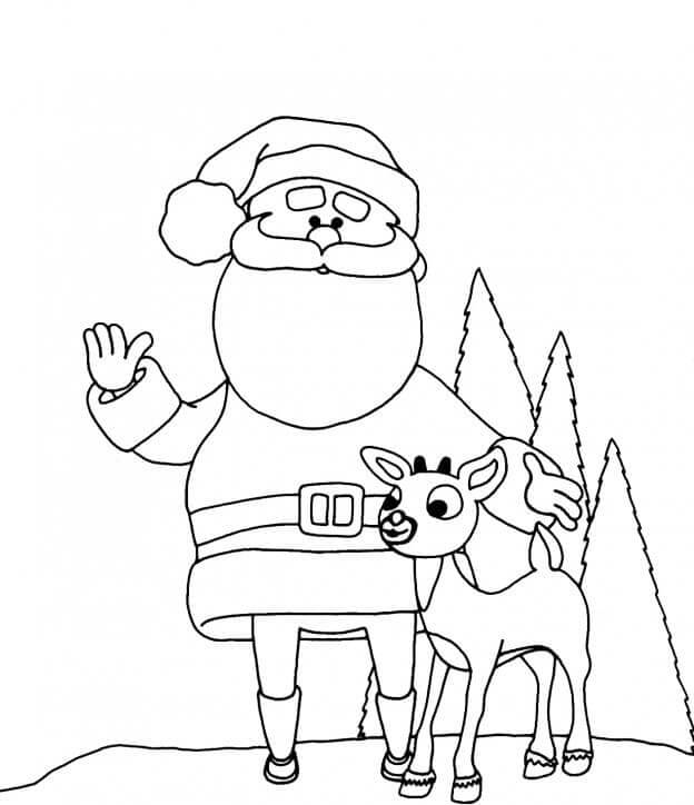 Weihnachtsmann Für 6-Jährige Kinder ausmalbilder