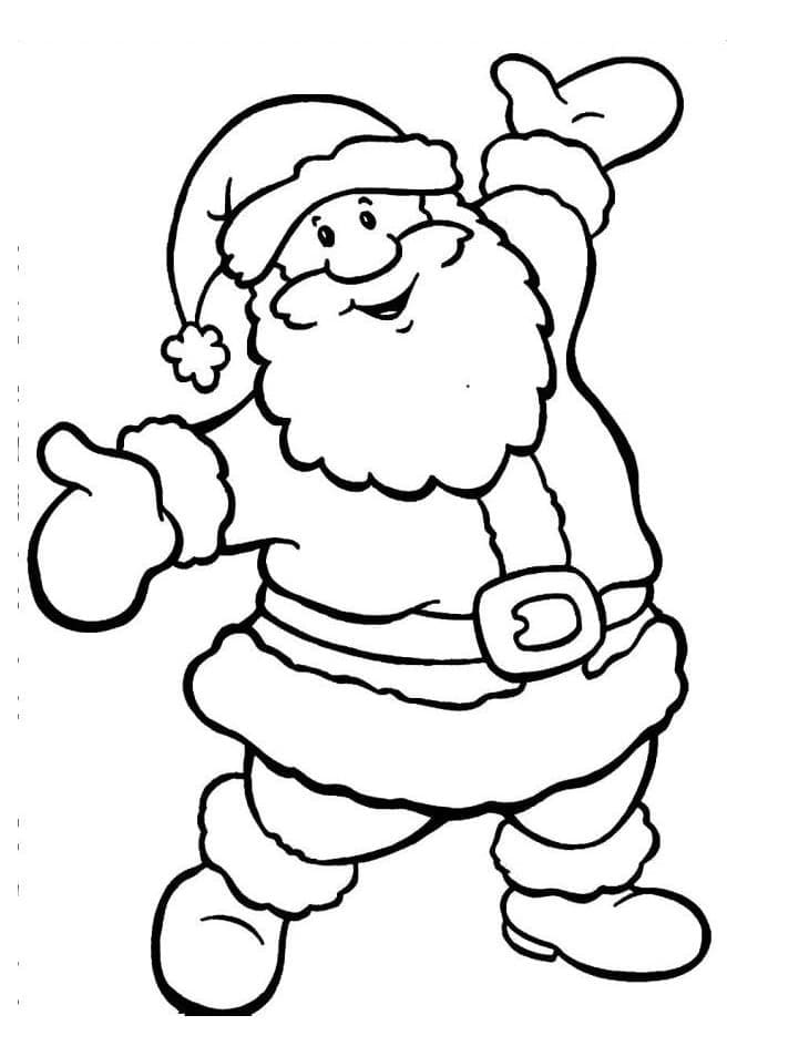 Weihnachtsmann Kostenlos Für Kinder ausmalbilder