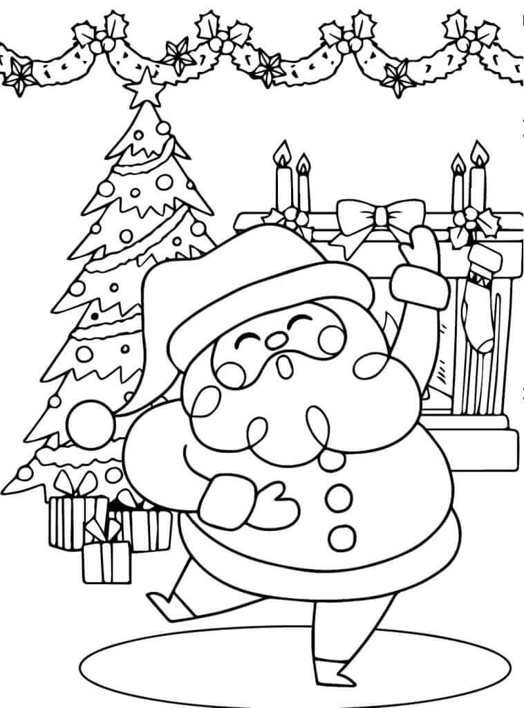 Weihnachtsmann Weihnachten ausmalbilder