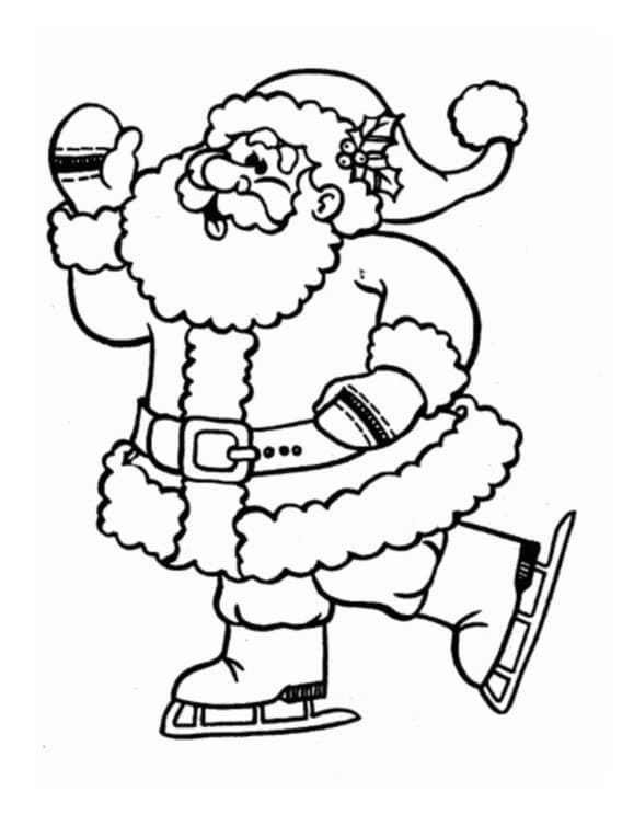 Weihnachtsmann Zum Drucken ausmalbilder