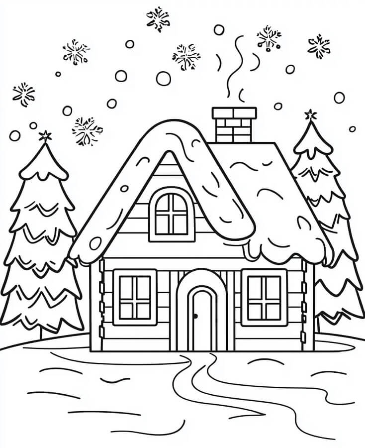 Winter für 1-jährige Kinder ausmalbilder
