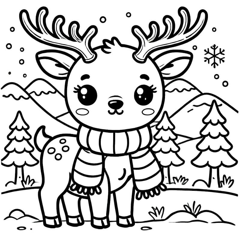 Winter für 3-jährige Kinder ausmalbilder