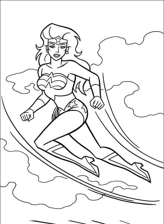 Wonder Woman für Kinder ausmalbilder