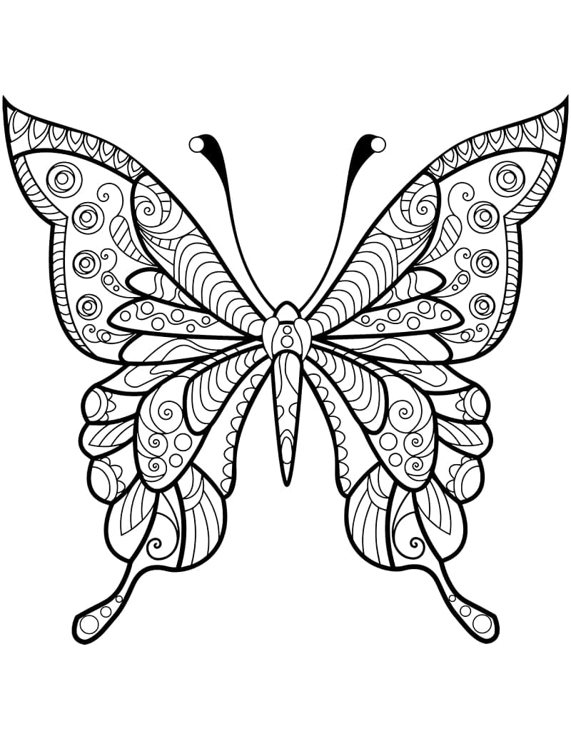 Zentangle ausmalbilder