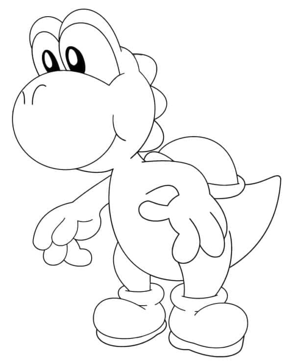 Yoshi Kostenlos Für Kinder ausmalbilder