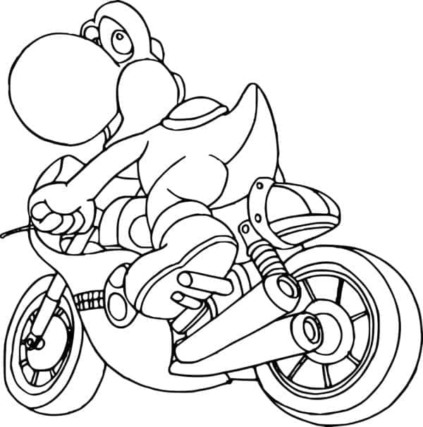 Yoshi Vom Mario Spiel ausmalbilder