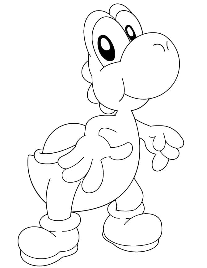 Yoshi Zum Drucken ausmalbilder