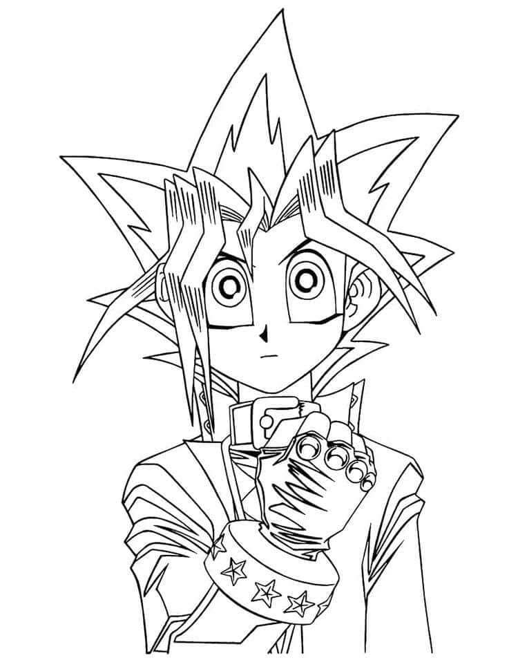 Yu-Gi-Oh Anime ausmalbilder