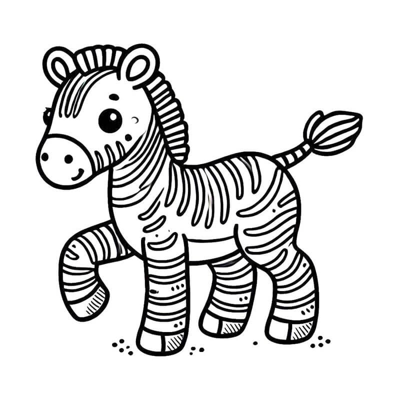 Zebra Druckbares Bild ausmalbilder